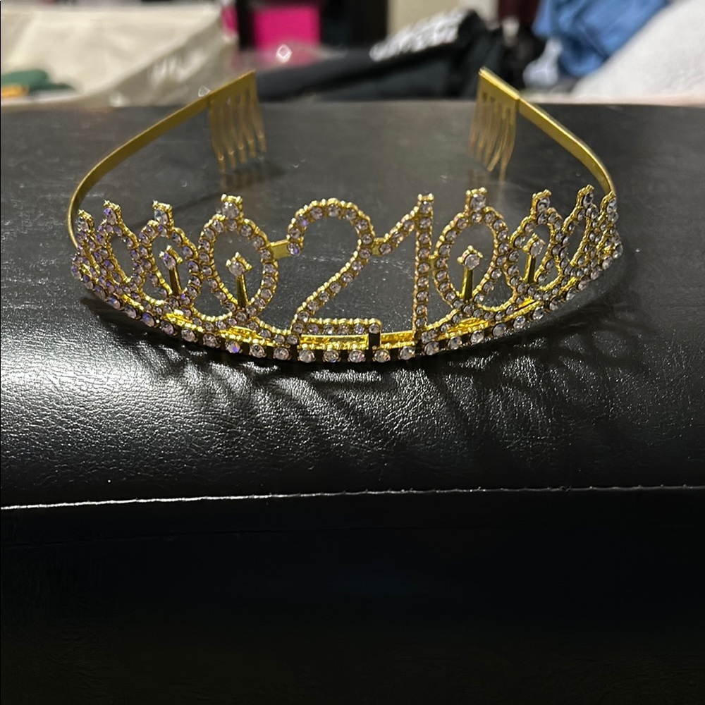 Gold 21st Birthday Tiara